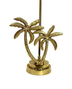 Palm <b>Tree</b> Design Farmhouse Table Lamp with Fabric Shade | Middle Size Hotel Use Luxury Home Decor <b>Lighting</b> - Product Image 4