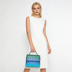 Bolso de Mano de Cuero Genuino de Alta Calidad con Logotipo Personalizado, Bolso de Diseñador de Marca para Mujer - Product Image 2