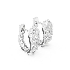 Pendientes de Oro Amarillo de 14K con Diamantes Cultivados en Laboratorio para Mujer, para Bodas, Nuevos Diamantes Cultivados - Product Image 6