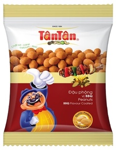 TAN TAN Vietnam Coconut Flavored Fried Hard Texture Salty Taste Peanuts <b>Snack</b> Ready to Eat 200g Tinned Outdoor Cooking - Product Image 3