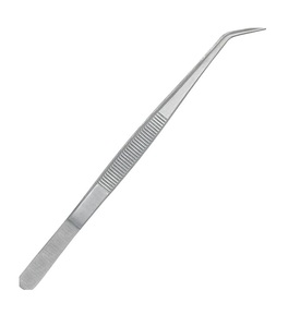 Lightweight Manual Dental Plier Surgical Dressing Forceps Stainless Steel Autoclavable Serrated Tip Locking CE Clinic ICU - Product Image 1