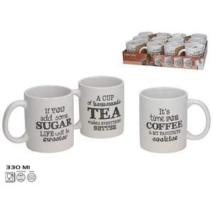 Juego de 3 Tazas de Cerámica LUKA STONEWARE de 330 ml, Tazas Surtidas - Product Image 1