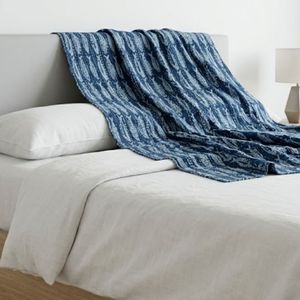 Handmade Cotton Sanganer Kantha Queen Size <b>Throws</b> Hand Block Printed <b>Large</b> Width Indian Quilt Traditional Bedding Home Luxury - Product Image 3