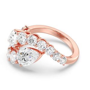 แหวนรูปทรงลูกแพร์และวงกลมแบบบายพาส - Product Image 5