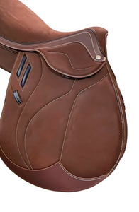 Durable English Horse Riding Saddle Premium Leather <b>Equestrian</b> Saddle Lightweight Comfortable Design for Jumping Dressage - Product Image 4