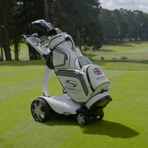 Carro de golf eléctrico Stewart Golf X10 Edition Follow Signature Series con batería adicional y batería de repuesto - Product Image 5