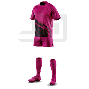 Maillot et short de rugby personnalisés légers, écologiques, imprimés avec le nom de l'équipe, séchage rapide, pour les matchs de ligue et les sports scolaires - Product Image 1