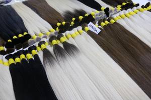 ราคาถูกที่สุดดิบจํานวนมากปรับแต่งสีผมมนุษย์ 100% - Product Image 6