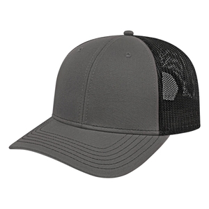Mesh Trucker <b>Hat</b> With Embroidered Logo Front Panel Adjustable Unisex Casual Spring <b>Summer</b> 6-Panel Design Custom Logo - Product Image 5