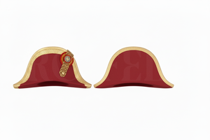 Junior uniform Accessory Peak <b>Cap</b> Gold Trim Decorative Uniform Style <b>Hat</b> Classic Design Headwear for Men Women Formal Wear - Product Image 5