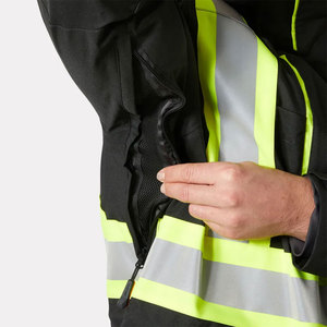 Veste de sécurité réfléchissante haute visibilité pour l'hiver, imperméable, à manches longues, vêtements de travail haute visibilité, veste de sécurité longue pour la construction - Product Image 5