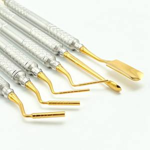 Juego de 6 Instrumentos Dentales de Acero Recubiertos de Titanio, Fuente de Alimentación Manual para Injerto Óseo, Impresión de Alta Calidad, 3 Años de Garantía - Product Image 2