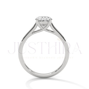 Most Selling Solitaire Oval Cut Diamond Prong Settings Ring for Everyday Wear Office Use and Elegant Styling Gift For Her - Product Image 5