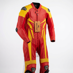 Traje de Carreras de Cuero para Motocicleta Hecho a Medida, Colores, Logotipos y Tallas Personalizables - Product Image 2
