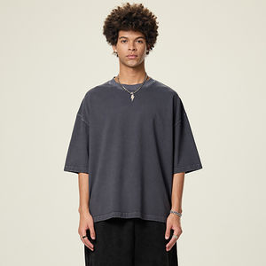 Camisetas Lisas de Estilo Moderno, Tallas Grandes, Multicolores, al por Mayor, Ropa Casual para Hombre, Hechas en Pakistán, Secado Rápido, 100% Algodón - Product Image 5