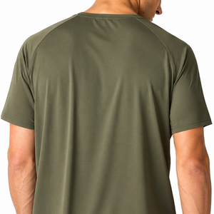 Camisetas Deportivas de Punto Estampadas para Hombre, Ligeras, de Secado Rápido, Transpirables, 100% Poliéster, Ropa Deportiva OEM, Anti-UV - Product Image 6