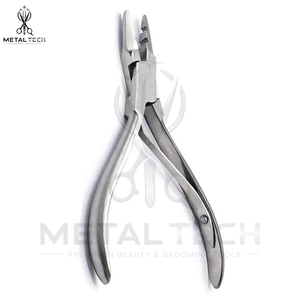 Pince de dépose d'extensions capillaires en acier inoxydable, 3 trous, pour micro-anneaux, ouverture de liens à la kératine, outil de salon professionnel - Product Image 5