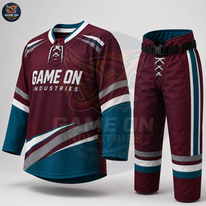Premium Quality New Arrival Customized Team Wear Breathable Moisture Wicking Quick Dry Polyester Athletic Ice Hockey Uniform - Product Image 2