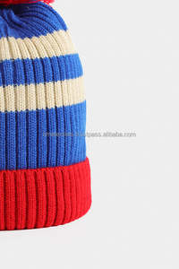High Quality Manufacture's Sport Bobble Golf Toque Knitted <b>Pompom</b> Beanie Hat Winter Outdoor 100% Acrylic Beanie Unisex - Product Image 6