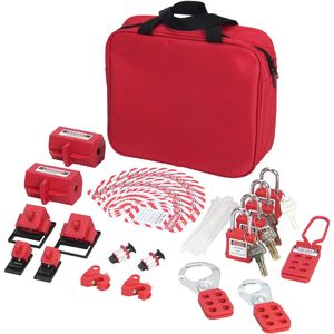 Kit di Sicurezza Elettrica LOTO 47 Pezzi con Lucchetti, Ganci, Etichette, Fascette in Nylon, Supporto per Interruttori e Attrezzature - Product Image 2
