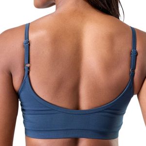<b>Blue</b> Women's Performance Sports <b>Bra</b> Breathable Activewear <b>Bra</b> for Gym Workout Running Yoga Fitness Exercise - Product Image 6