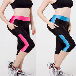 Leggings Capri Décontractés Sexy pour Femmes, Taille Haute, Poches Latérales, Réfléchissants, Coupe Slim, pour Fitness, Yoga, Fabrication Usine, Meilleures Ventes - Product Image 6