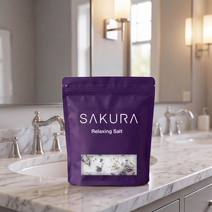 Sels de bain et de spa à domicile riches en minéraux de la Mer Morte |   500g de sel relaxant pour adultes au prix de gros auprès d'un fabricant et exportateur leader - Product Image 1