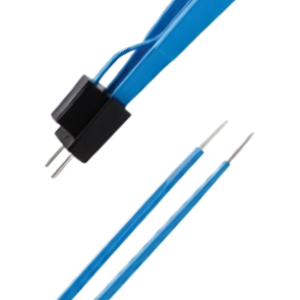 Forceps bipolaires d'irrigation US Hardy Bayonet 21,6 cm, pointe de 1 mm, réutilisables, en acier inoxydable, instrument de précision - Product Image 2