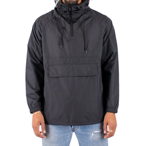 Custom Windbreaker <b>Jacket</b> for Men Lightweight <b>Waterproof</b> Pullover with Hood OEM Streetwear Supplier - Product Image 1