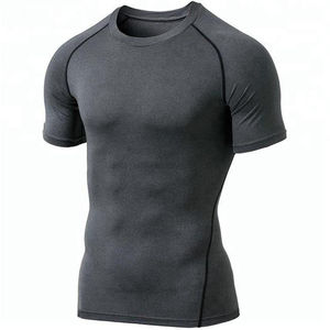 Rashguards personnalisés unisexes à manches longues, respirants, écologiques, en Spandex/Nylon, anti-bactériens, séchage rapide, pour la gym - Product Image 4