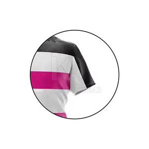 Conjunto de Uniforme de Rugby para Hombre, Cómodo y Transpirable, Tela Suave, Manga Corta, Pantalones Cortos a Juego, Colores del Equipo Personalizables, Entrenamiento al Aire Libre - Product Image 4