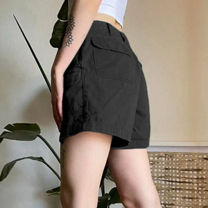Shorts en jean décontractés pour femmes, tissés, doux, taille élastique légère, en coton de haute qualité, collection Printemps-Été 2026, vente en gros - Product Image 4