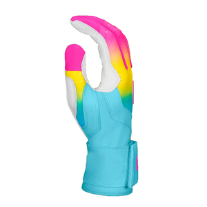 Guantes de Bateo de Softbol con Puño Elástico Largo, para Adultos, Deportes de Equipo, Logotipo Personalizado, Palma Acolchada Transpirable, Pedido al por Mayor, Proveedor OEM - Product Image 3