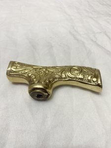 Brass T-Head Handle Polish Brass 5 Inch Luxury Simple for Walking <b>Cane</b> Decorative <b>Cane</b> Knob <b>Garden</b> Camping Agriculture Outdoor - Product Image 6
