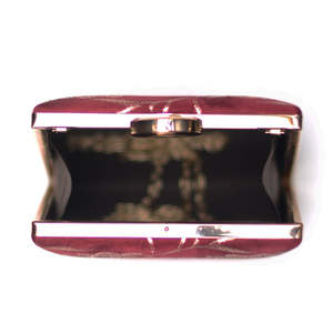 Stylish Maroon Floral Brocade Vertical Clutch <b>Bag</b> Fashion Ethnic <b>Evening</b> Purse for Women Occasions - Product Image 3