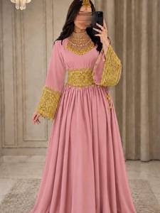 <b>Black</b> Maxi <b>Dress</b> Yellow Lace Bell Sleeve High Waist A-Line Modest Long Sleeve Floor Length Party <b>Dress</b> - Product Image 2