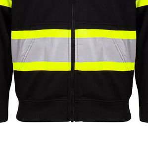 Sudaderas de Seguridad con Bordado Personalizado, Alta Visibilidad, Resistentes al Fuego, con Cierre, de Forro Polar de Poliéster - Product Image 2