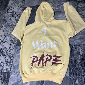 Sudaderas con Capucha para Hombre, de Algodón Grueso, con Cierre, Estampado Puff, con Logotipo Personalizado Bordado, Forro Polar Transpirable y Ecológico - Product Image 2