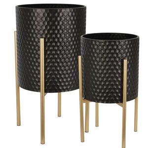 Macetero Metálico Industrial con Soporte, Diseñado para Espacios Urbanos Tipo Loft, con Estructura Resistente y un Encantador Exhibición de Plantas Naturales - Product Image 6