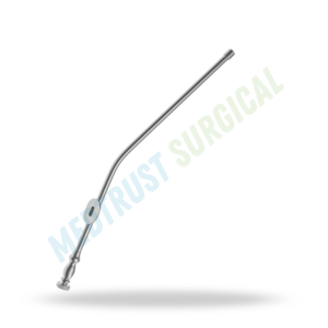 Tube d'aspiration atraumatique 4,5 pouces, de type Bend 14FR, instrument chirurgical d'aspiration pour la neurochirurgie, destiné aux procédures crâniennes et vertébrales - Product Image 4