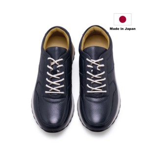 Zapatillas de Invierno de Cuero con Cordones, Ligeras, Simples y Elegantes, Hechas en Japón con Piel de Ciervo de Alta Calidad - Product Image 1