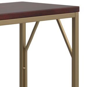 Tavolino Decorativo Selma in Metallo e Legno, Elegante Arredamento per Soggiorno - Product Image 6