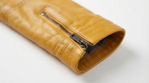 <b>Leather</b> Look Casual <b>Jacket</b> Stand Collar Full Zip Front <b>Long</b> Sleeve Fashion Outerwear Custom Logo Wholesale Clothing <b>Jacket</b> - Product Image 3