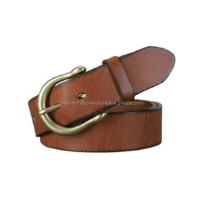 Ceinture décontractée originale en cuir pleine fleur pour hommes noir marron ou beige tailles personnalisées boucle en nickel ou en laiton massif faite à la main - Product Image 4