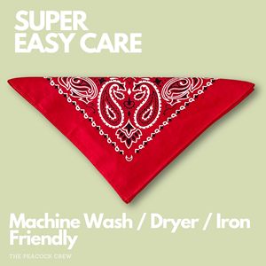 Bandana multifonctionnel pas cher, bandana carré en soie coloré personnalisé, bandana sport classique imprimé, bandana en coton rouge avec logo personnalisé - Product Image 4