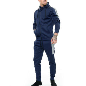 Conjunto Deportivo Informal de Verano para Hombre, de Dos Piezas, Chaqueta con Cremallera y Pantalones para Gimnasio, Correr y Entrenar - Product Image 5