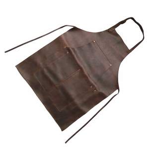 Delantales de Cuero Genuino Resistentes al Agua y Duraderos de la Marca SunYue para Trabajo, Barbacoa, Soldadura, Delantales para Carnicero - Product Image 3