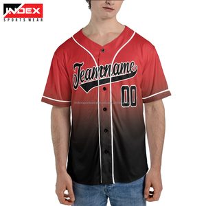 Dernier meilleur matériau saison en stock maillot de baseball à quantité minimale de commande bas personnalisé entièrement par sublimation pour hommes - Product Image 6