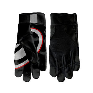 Black Outdoor Sports Gloves Breathable Mesh Design Classic Style for Football Use - Product Image 6