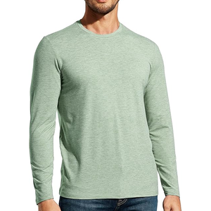 T-shirt en coton à manches longues pour hommes, décontracté, streetwear, mode - Product Image 1